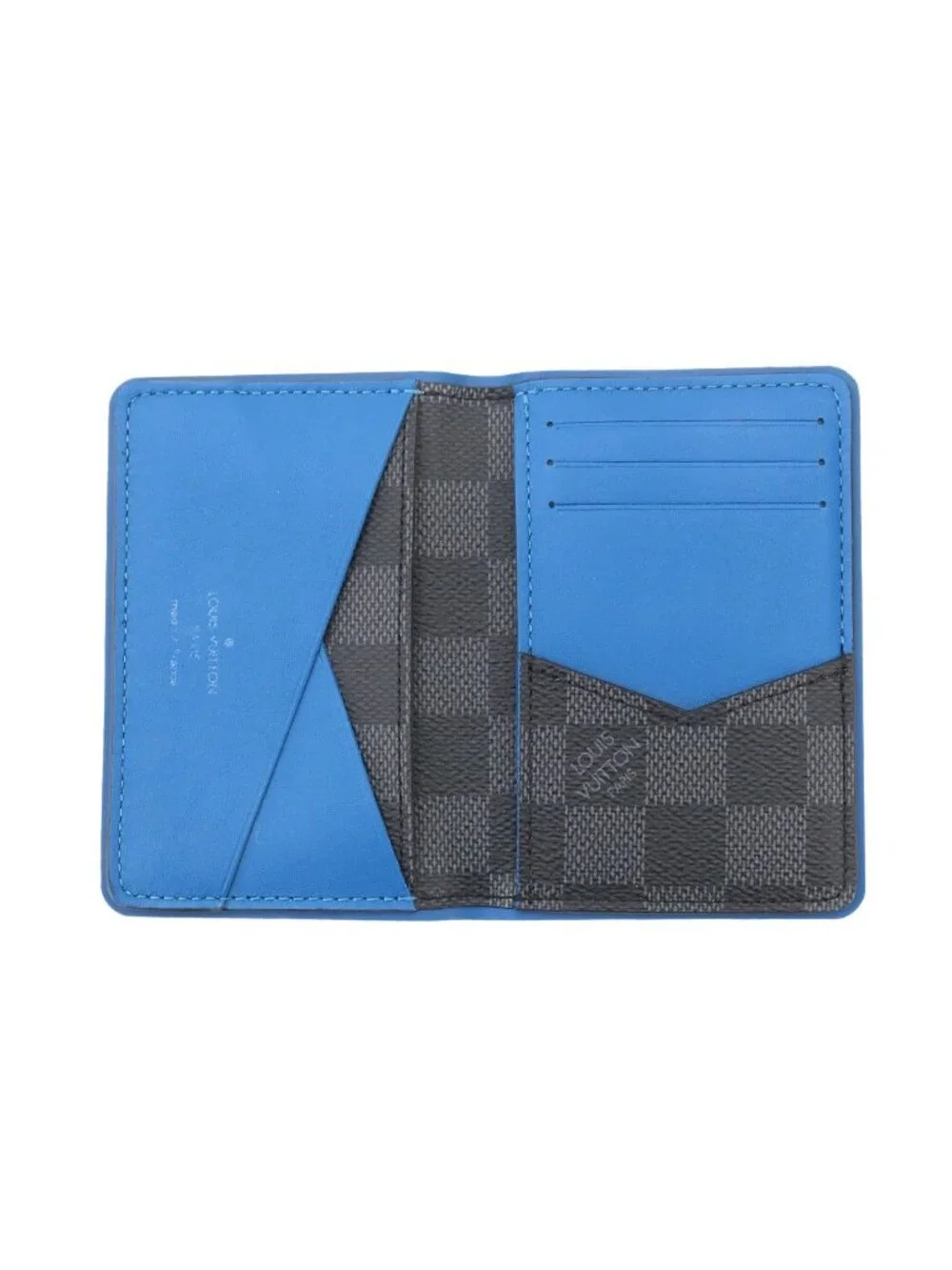 Louis Vuitton Damier Graphite gunizer Posh Card Case Black